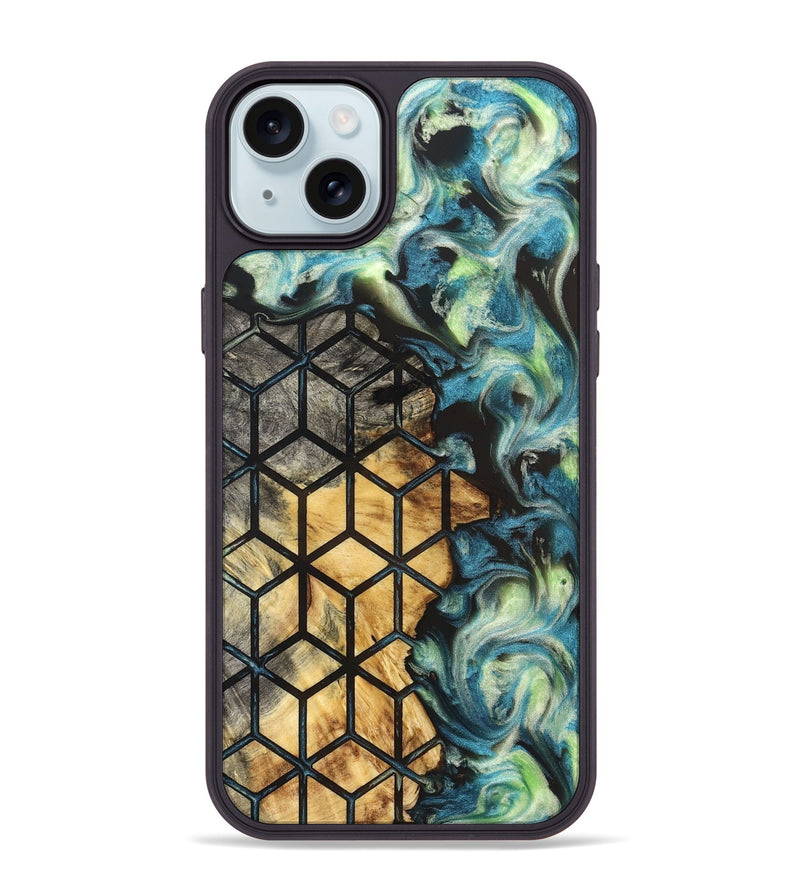 iPhone 15 Plus Wood Phone Case - Maximus (Pattern, 824050)