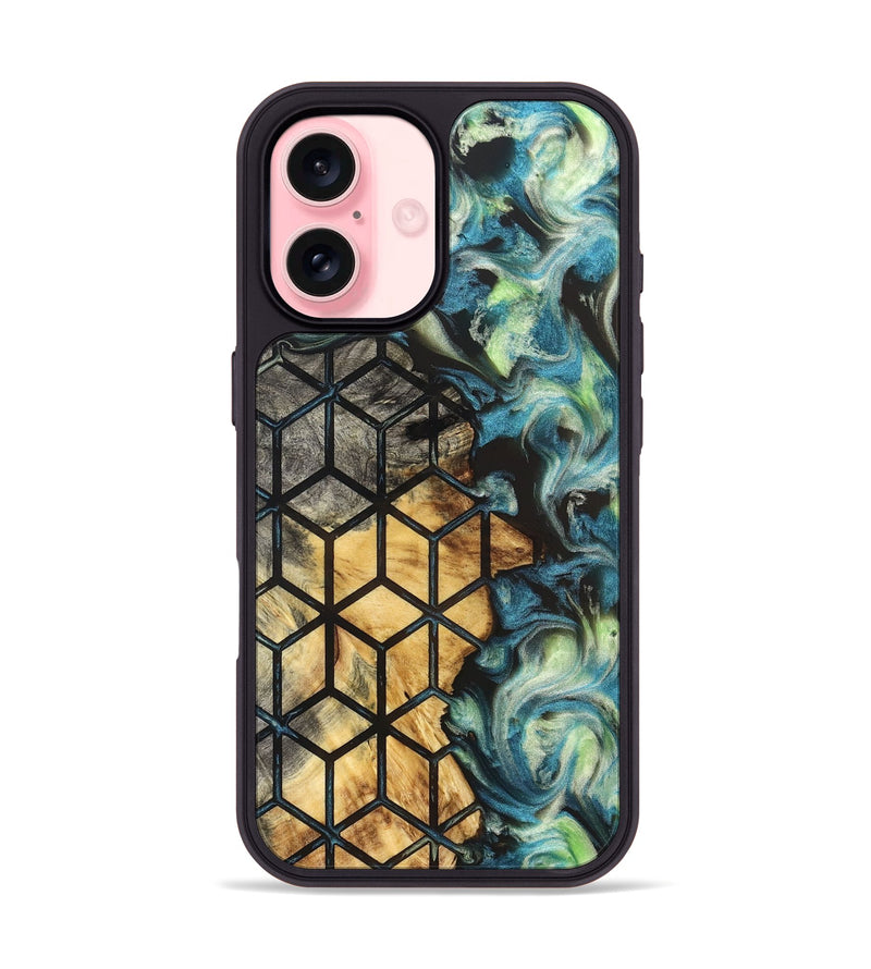 iPhone 16 Wood Phone Case - Maximus (Pattern, 824050)
