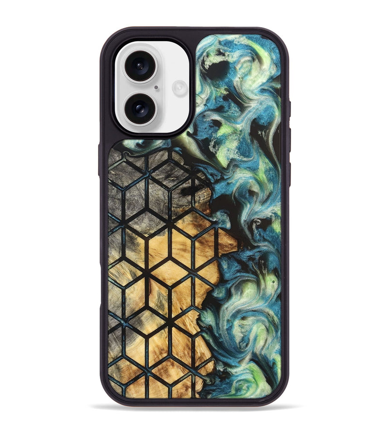 iPhone 16 Plus Wood Phone Case - Maximus (Pattern, 824050)