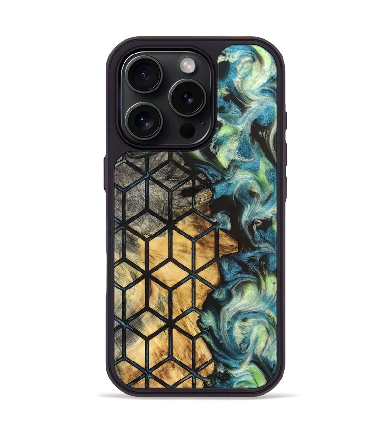 iPhone 16 Pro Wood Phone Case - Maximus (Pattern, 824050)