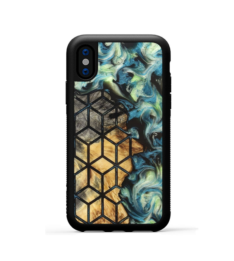 iPhone Xs Wood Phone Case - Maximus (Pattern, 824050)