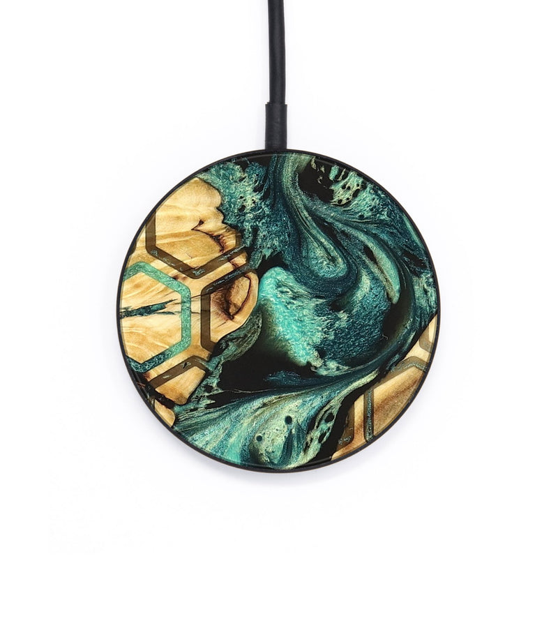 Circle Wood Wireless Charger - Ettie (Pattern, 824053)