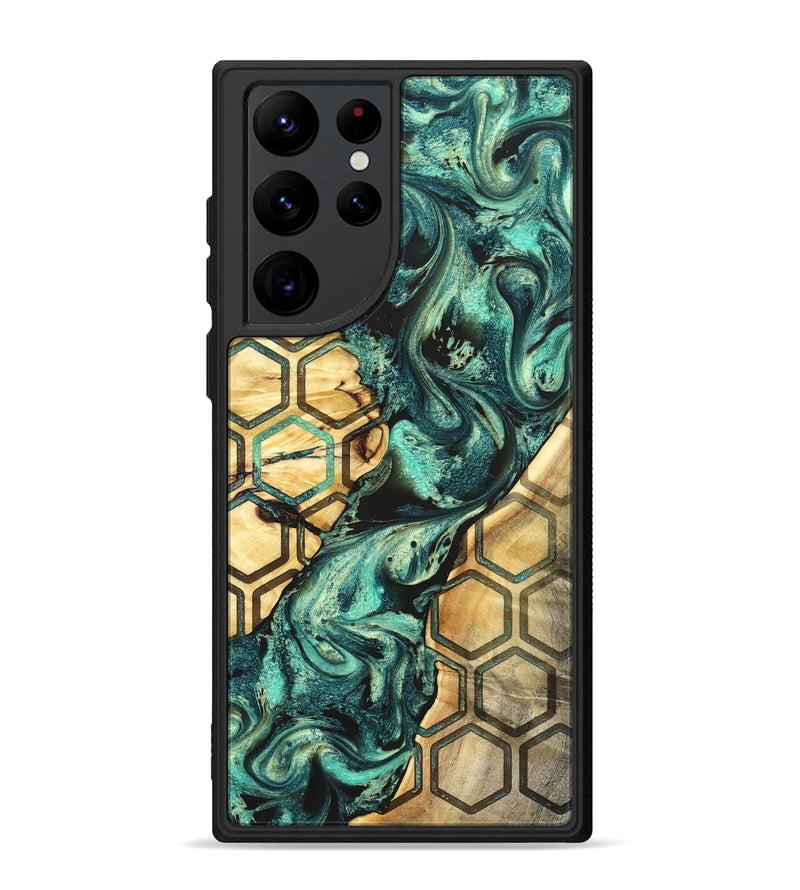 Galaxy S22 Ultra Wood Phone Case - Ettie (Pattern, 824053)