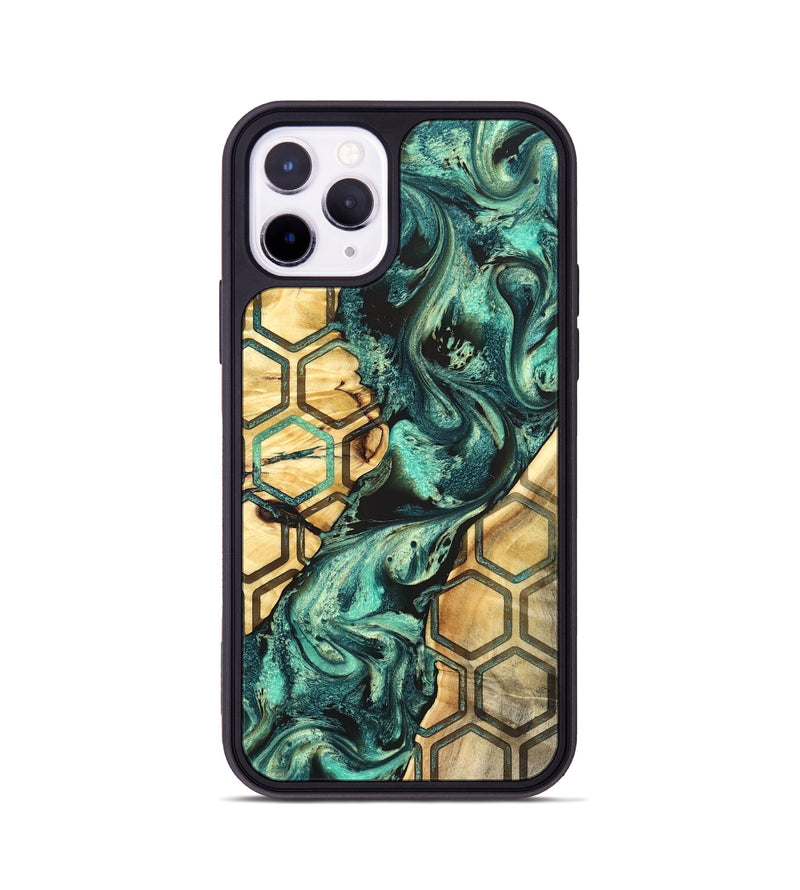 iPhone 11 Pro Wood Phone Case - Ettie (Pattern, 824053)