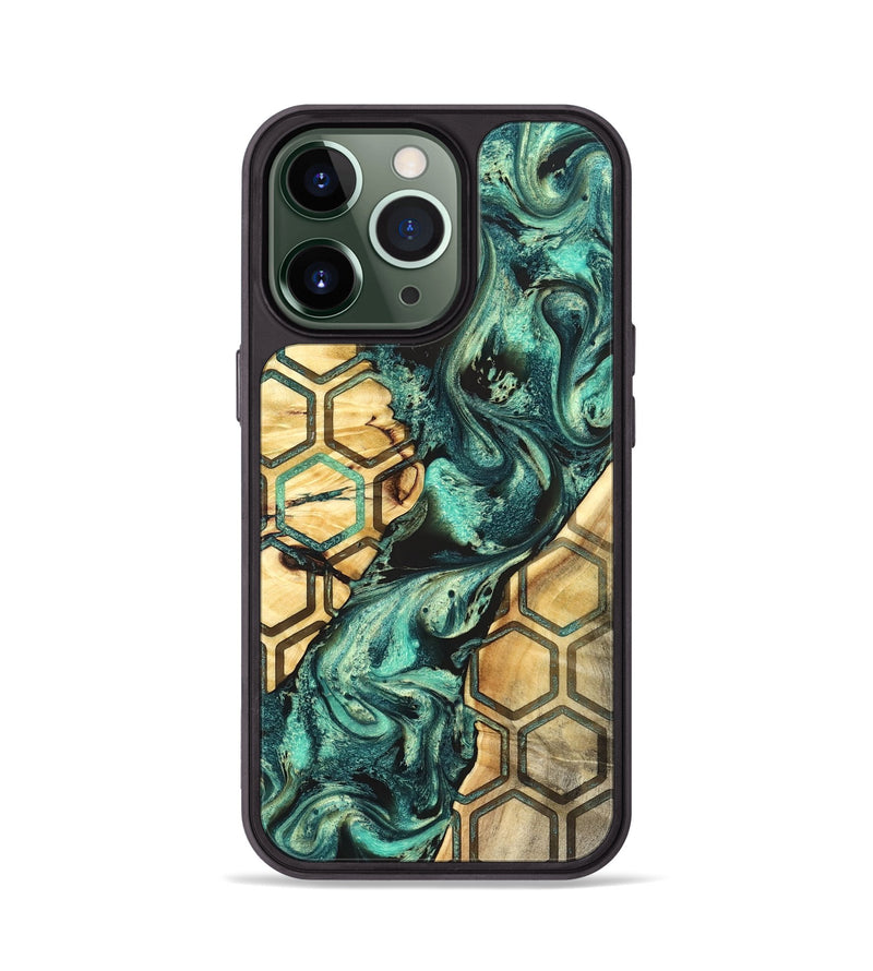 iPhone 13 Pro Wood Phone Case - Ettie (Pattern, 824053)