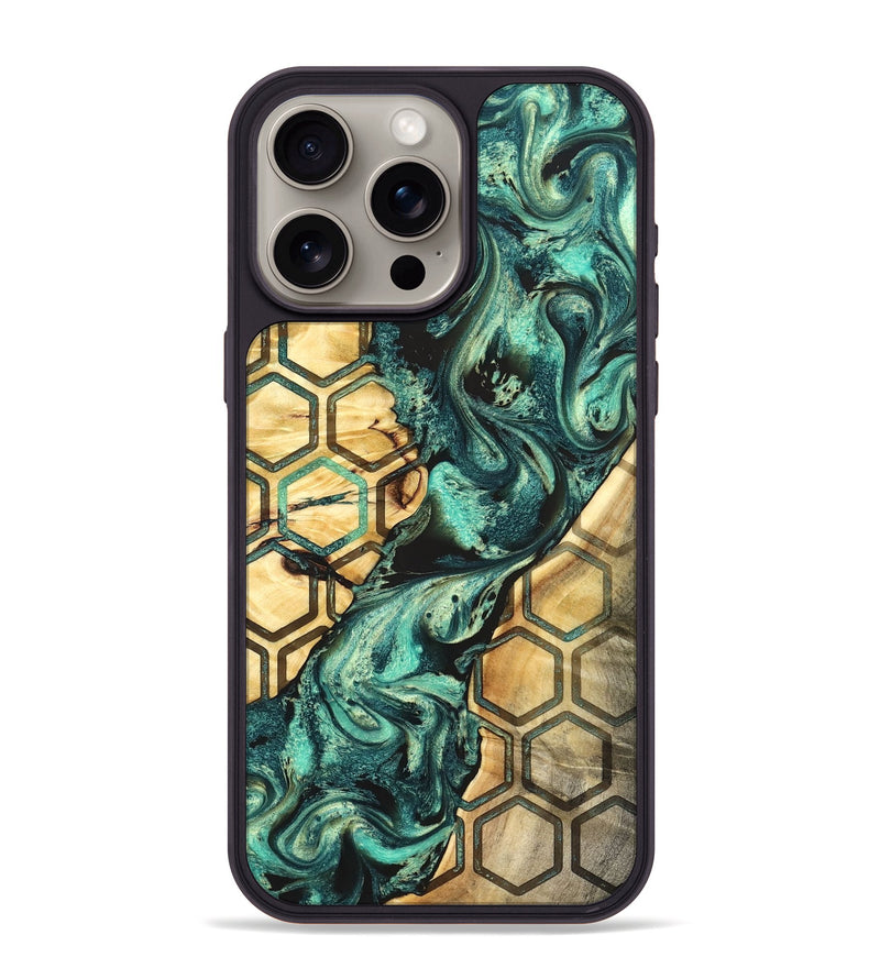 iPhone 15 Pro Max Wood Phone Case - Ettie (Pattern, 824053)