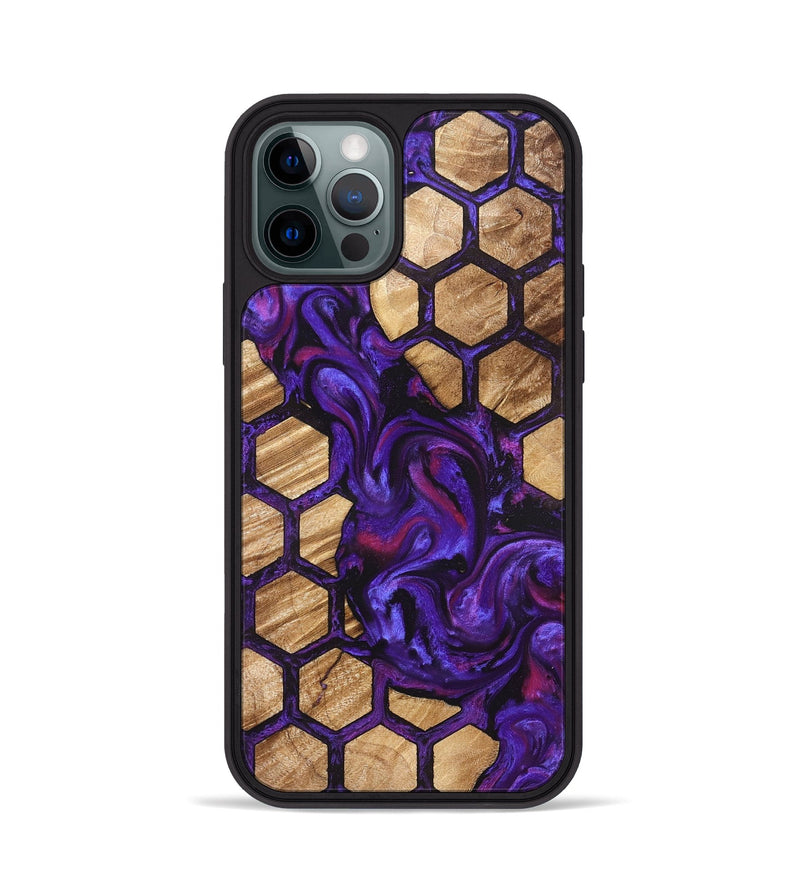 iPhone 12 Pro Wood Phone Case - Kaye (Pattern, 824054)