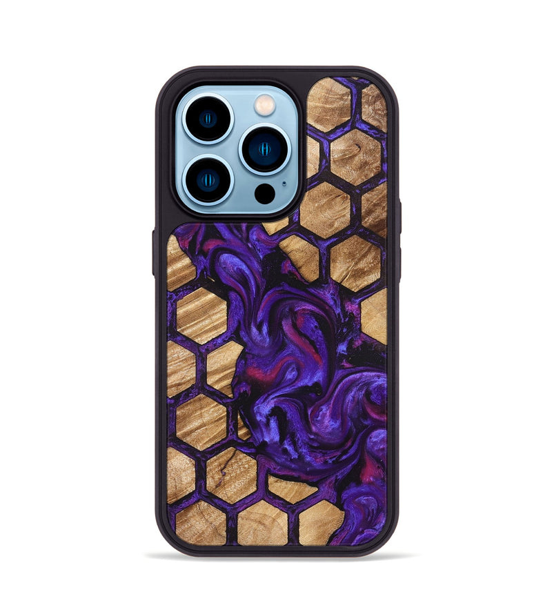 iPhone 14 Pro Wood Phone Case - Kaye (Pattern, 824054)