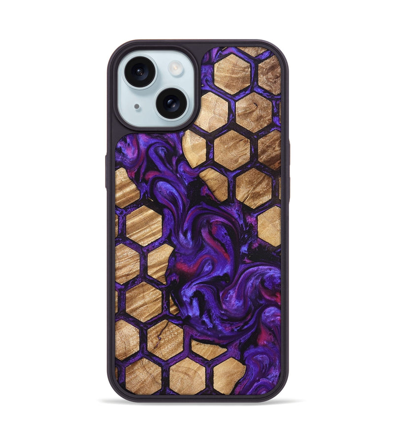 iPhone 15 Wood Phone Case - Kaye (Pattern, 824054)