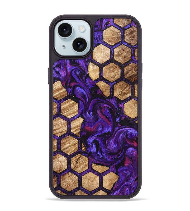 iPhone 15 Plus Wood Phone Case - Kaye (Pattern, 824054)
