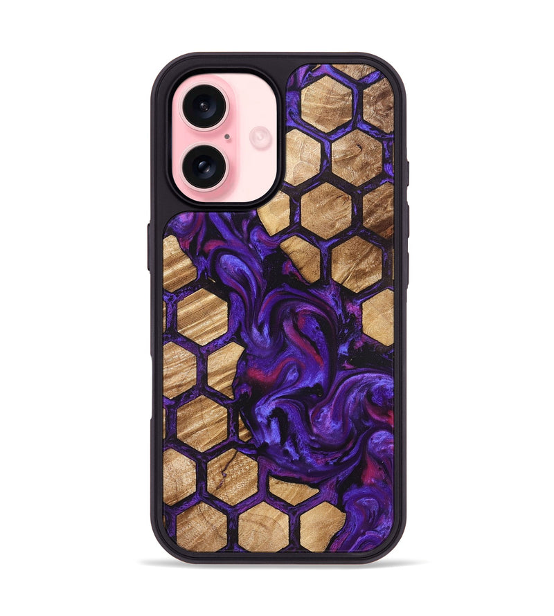 iPhone 16 Wood Phone Case - Kaye (Pattern, 824054)