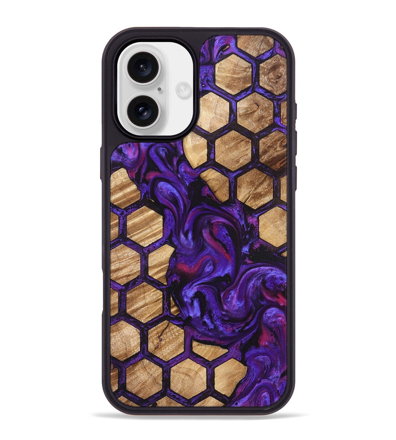 iPhone 16 Plus Wood Phone Case - Kaye (Pattern, 824054)
