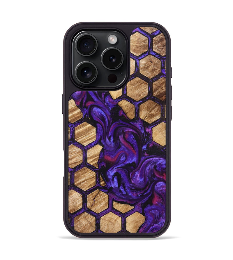 iPhone 16 Pro Wood Phone Case - Kaye (Pattern, 824054)