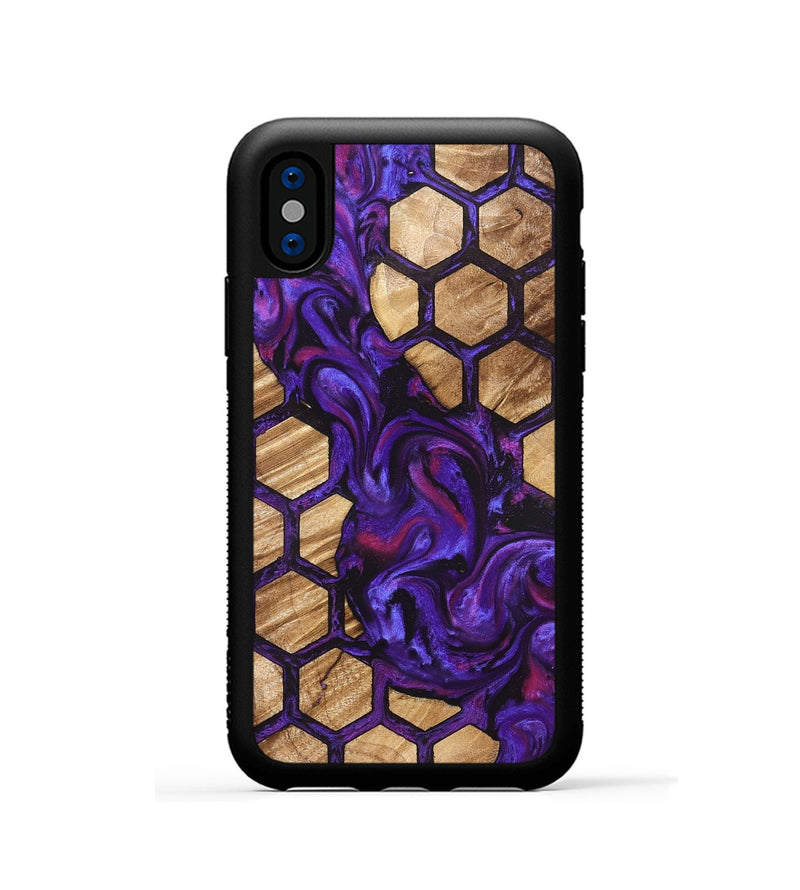 iPhone Xs Wood Phone Case - Kaye (Pattern, 824054)