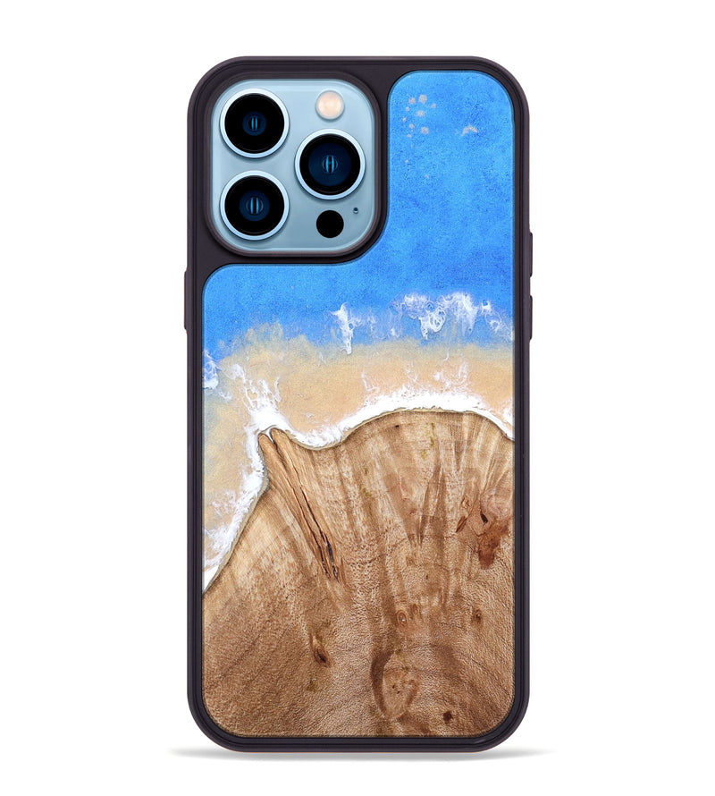 iPhone 14 Pro Max Wood Phone Case - Shellie (Coastal, 824061)