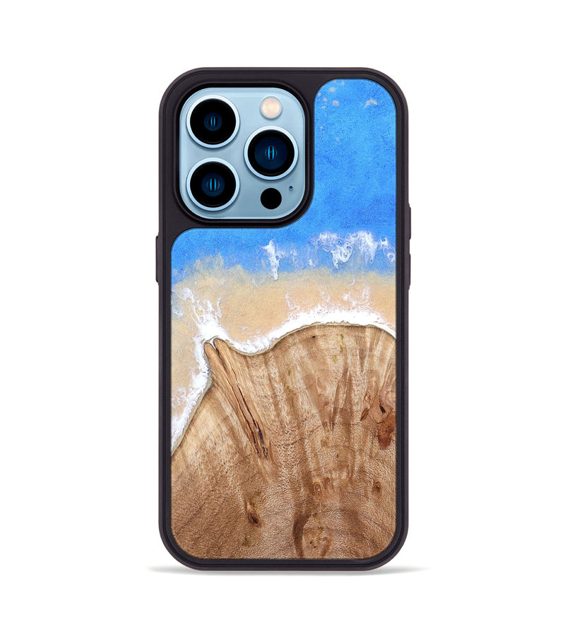 iPhone 14 Pro Wood Phone Case - Shellie (Coastal, 824061)