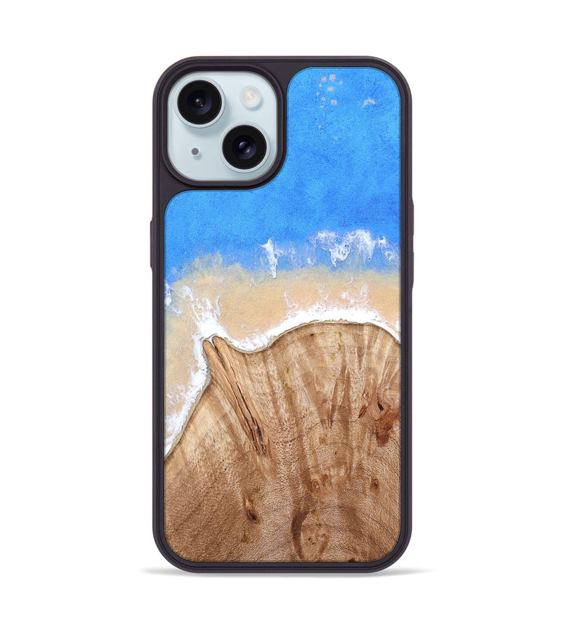 iPhone 15 Wood Phone Case - Shellie (Coastal, 824061)