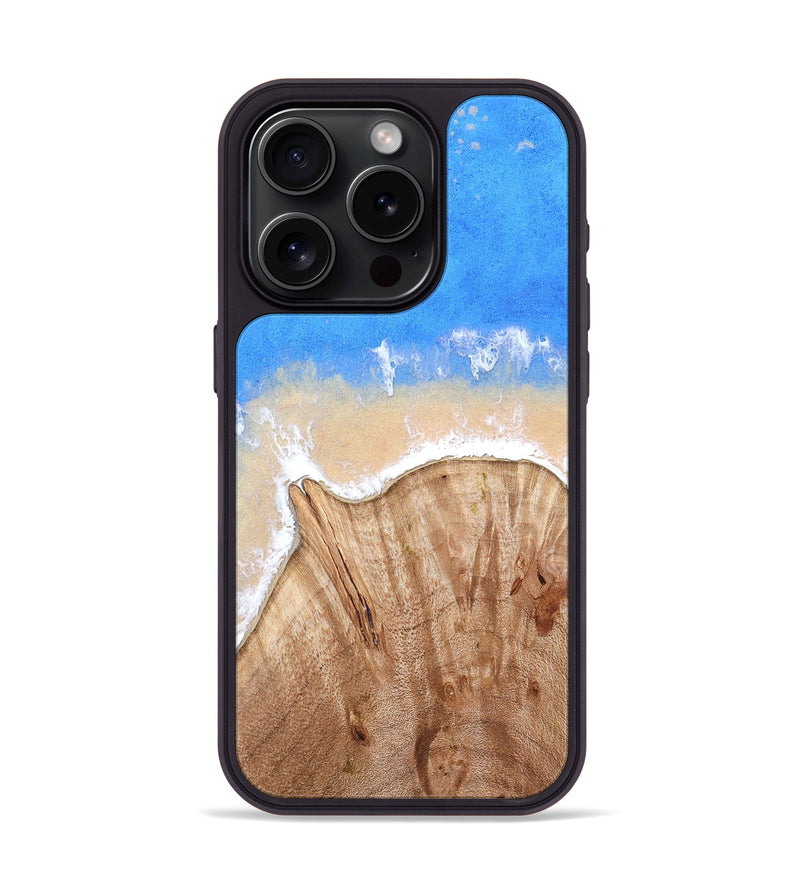 iPhone 15 Pro Wood Phone Case - Shellie (Coastal, 824061)