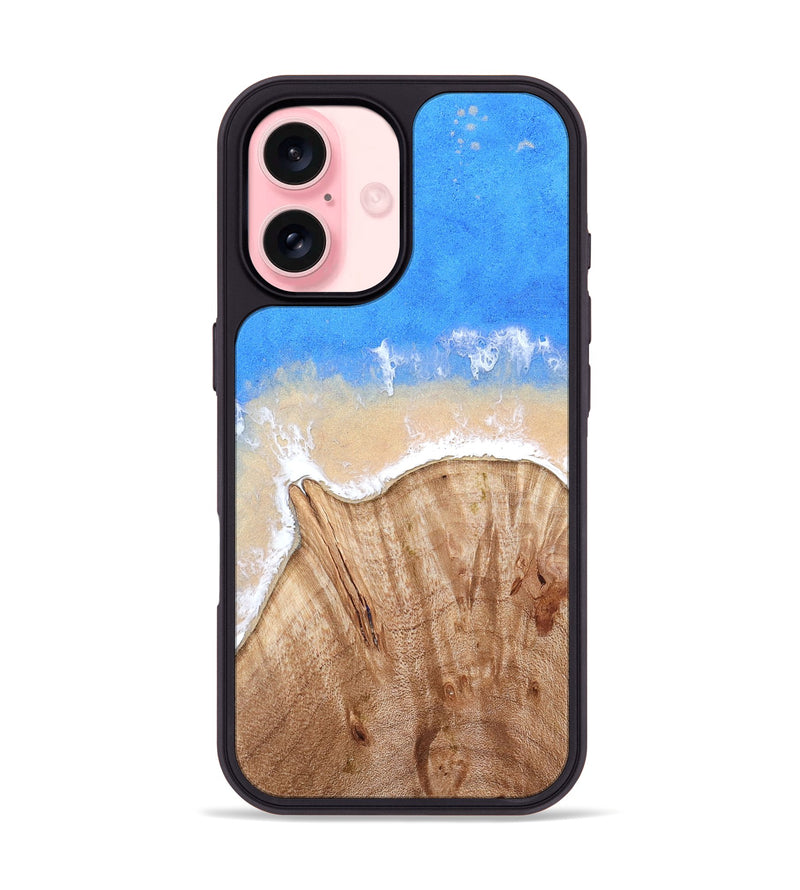 iPhone 16 Wood Phone Case - Shellie (Coastal, 824061)