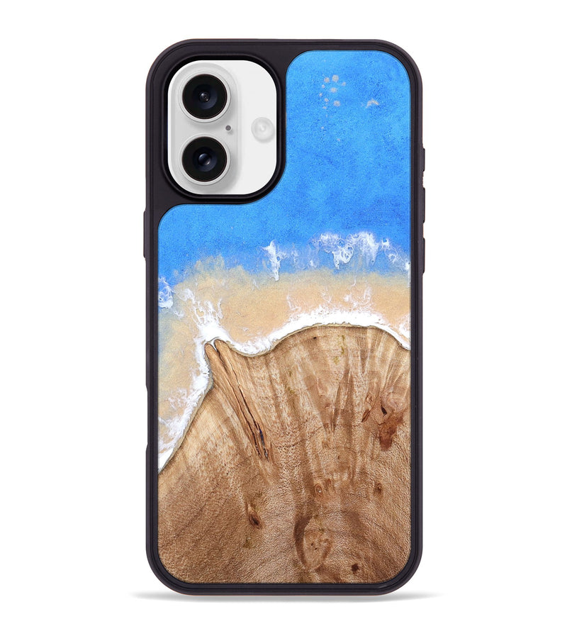 iPhone 16 Plus Wood Phone Case - Shellie (Coastal, 824061)
