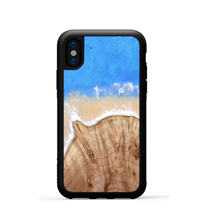 iPhone Xs Wood Phone Case - Shellie (Coastal, 824061)