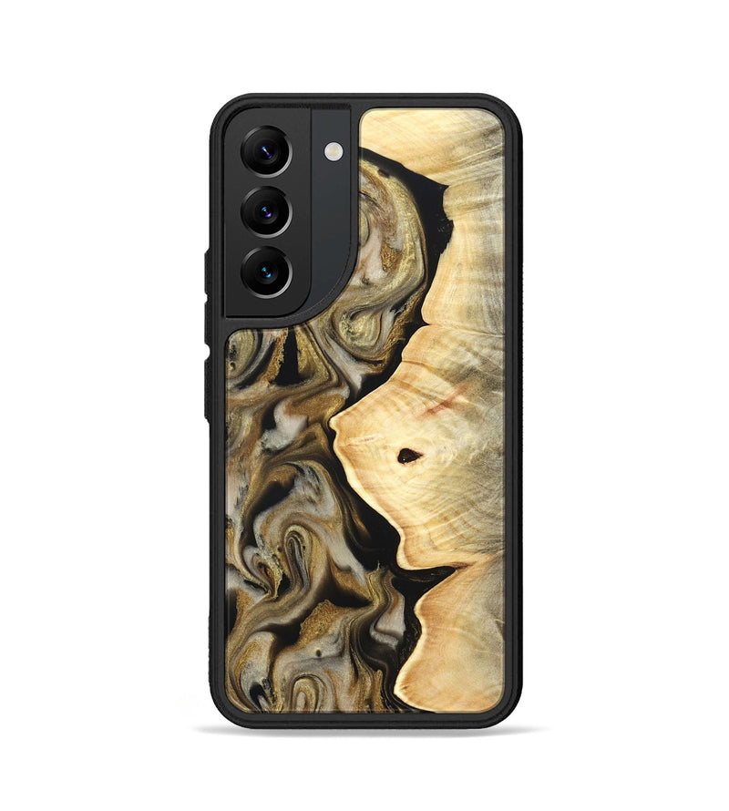 Galaxy S22 Wood Phone Case - Freda (Black & White, 824065)