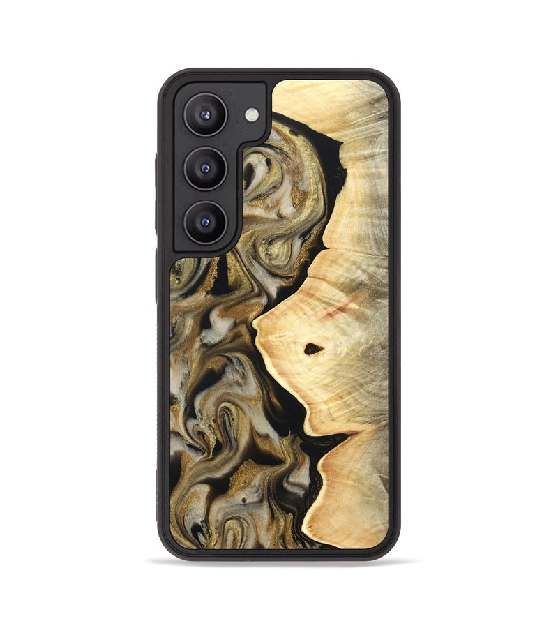 Galaxy S23 Wood Phone Case - Freda (Black & White, 824065)