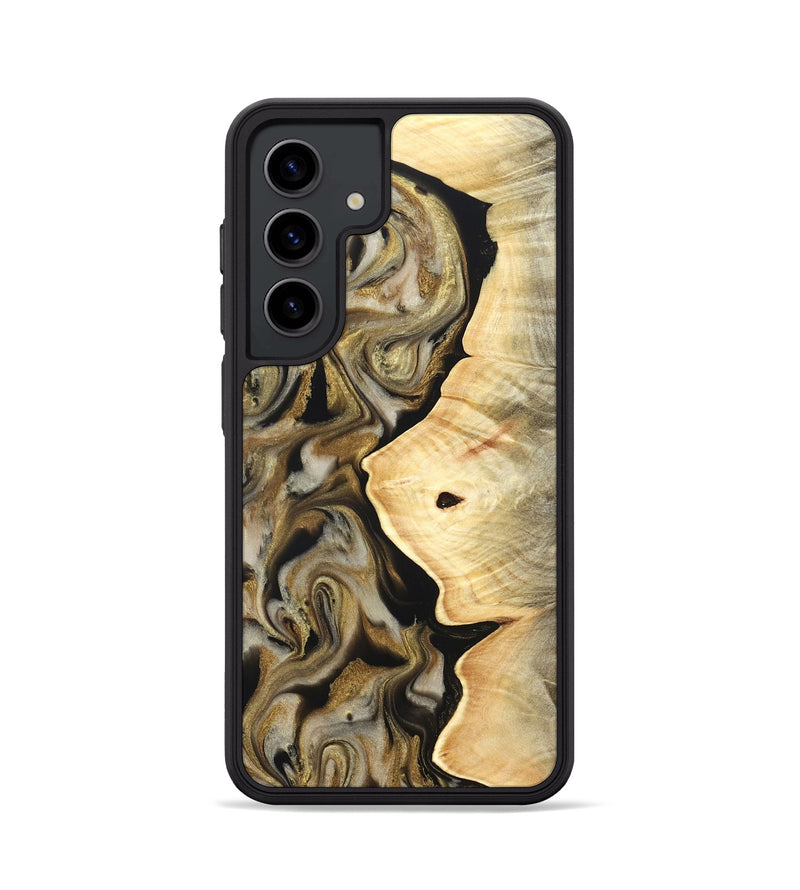 Galaxy S24 Wood Phone Case - Freda (Black & White, 824065)
