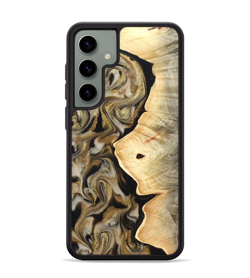 Galaxy S24 Plus Wood Phone Case - Freda (Black & White, 824065)