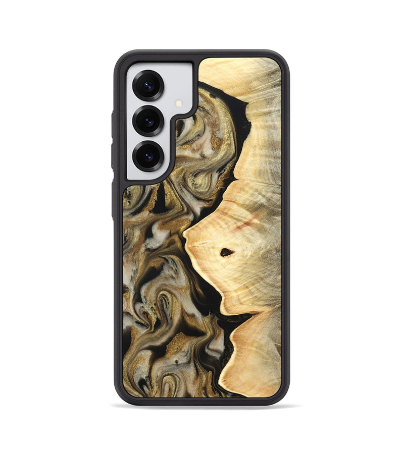 Galaxy S25 Wood Phone Case - Freda (Black & White, 824065)