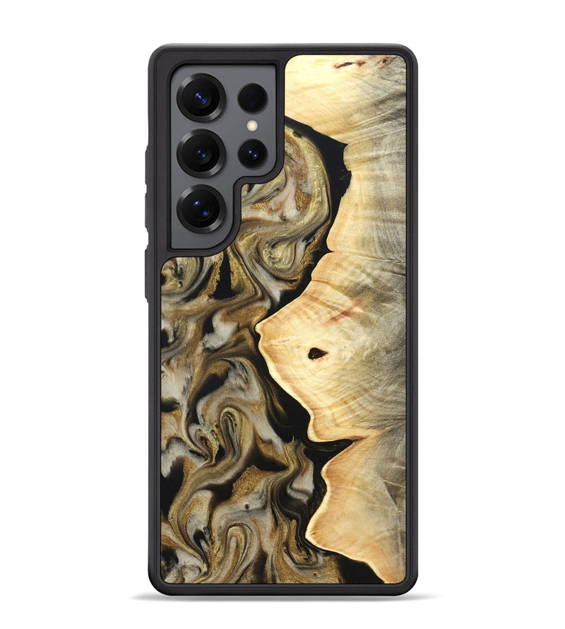 Galaxy S25 Ultra Wood Phone Case - Freda (Black & White, 824065)