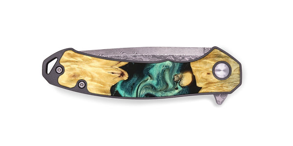 EDC Wood Pocket Knife - Roxana (Green, 824081)