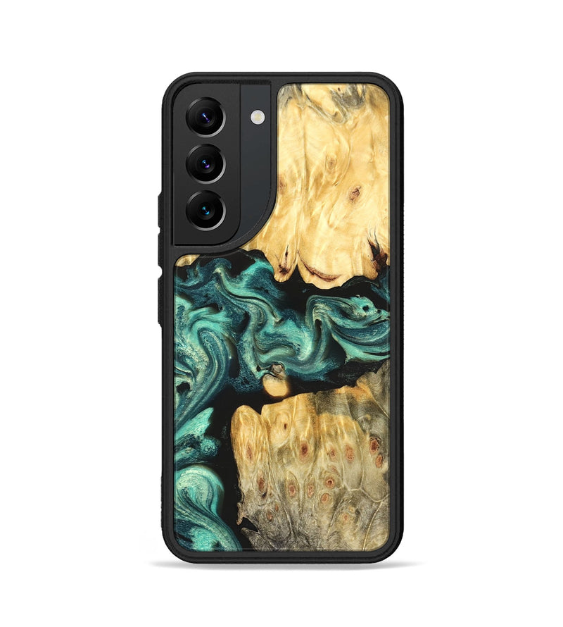 Galaxy S22 Wood Phone Case - Roxana (Green, 824081)