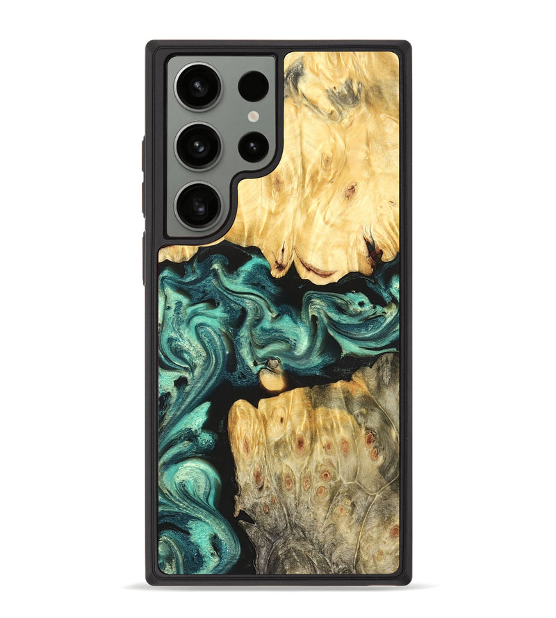 Galaxy S23 Ultra Wood Phone Case - Roxana (Green, 824081)