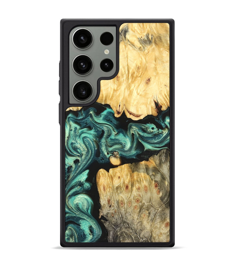 Galaxy S24 Ultra Wood Phone Case - Roxana (Green, 824081)