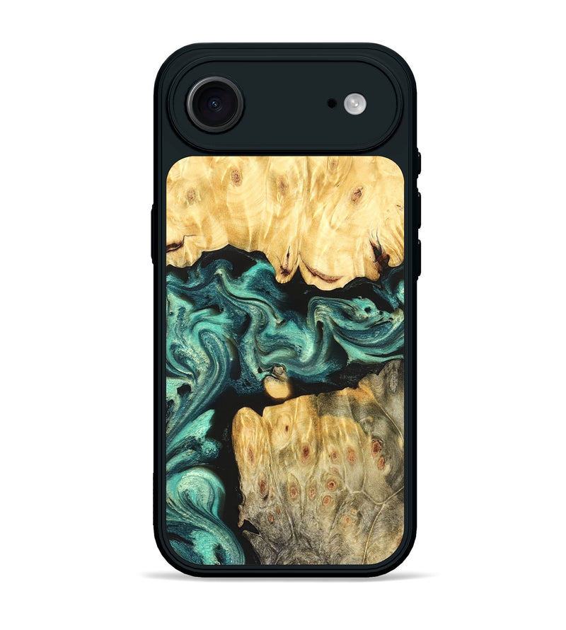 iPhone 17 Air Wood Phone Case - Roxana (Green, 824081)