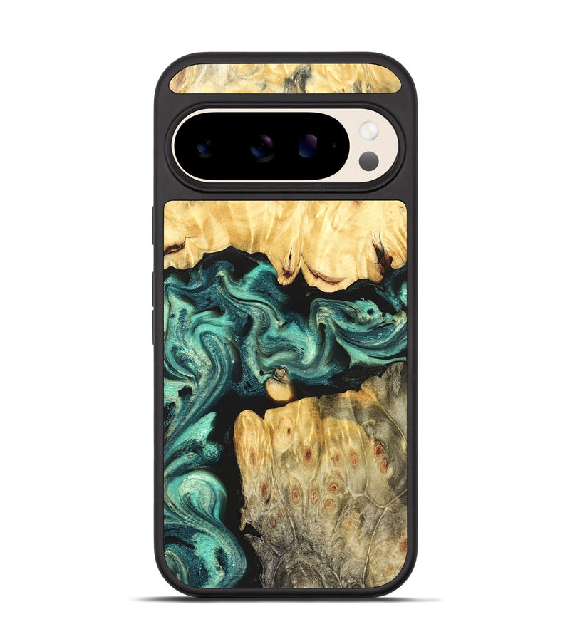 Pixel 10 Wood Phone Case - Roxana (Green, 824081)