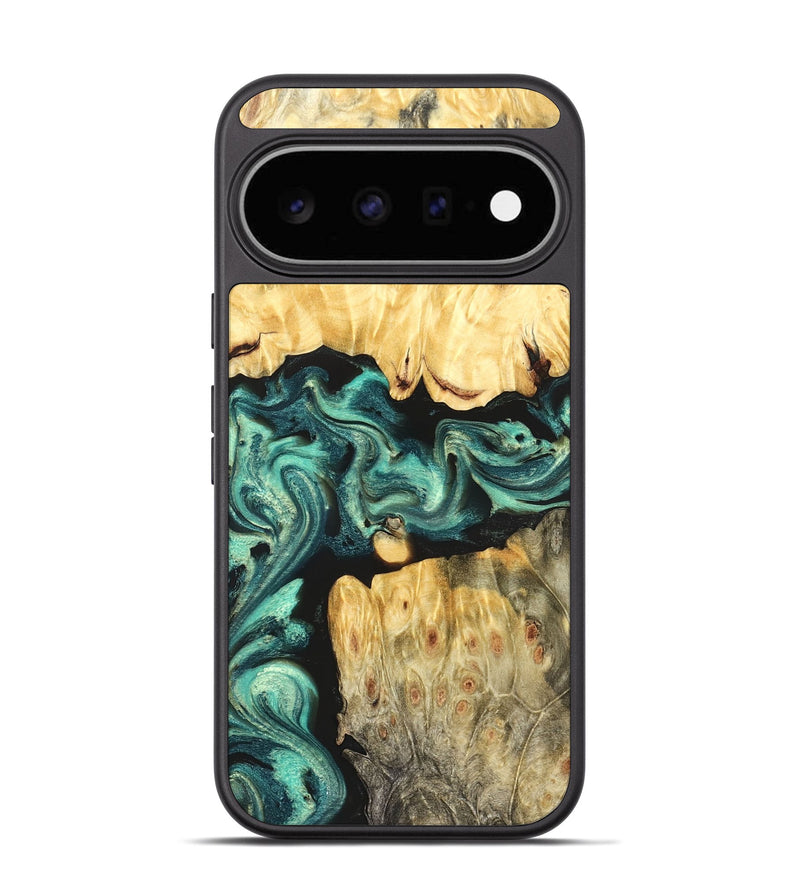 Pixel 11 Wood Phone Case - Roxana (Green, 824081)