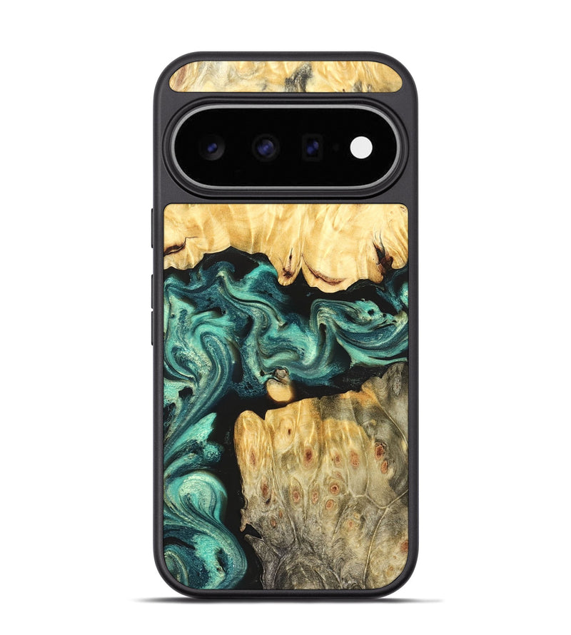 Pixel 11 Pro Wood Phone Case - Roxana (Green, 824081)