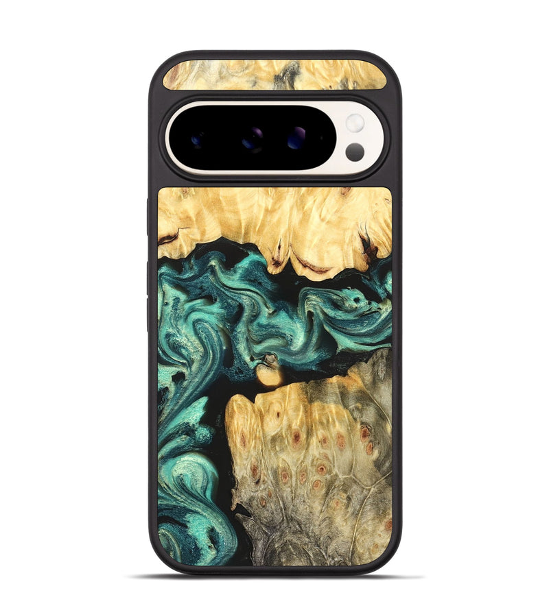 Pixel 9 Wood Phone Case - Roxana (Green, 824081)