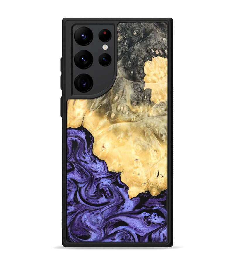 Galaxy S22 Ultra Wood Phone Case - Kandace (Purple, 824094)