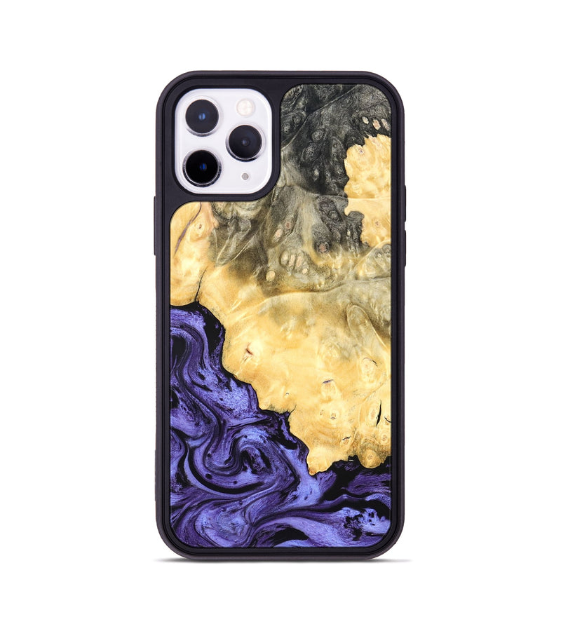 iPhone 11 Pro Wood Phone Case - Kandace (Purple, 824094)