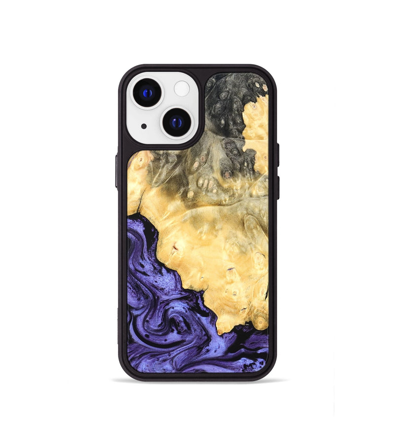 iPhone 13 mini Wood Phone Case - Kandace (Purple, 824094)