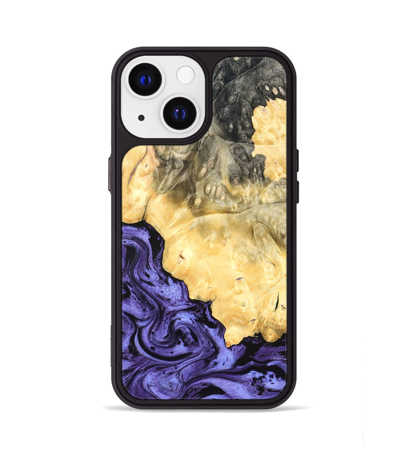 iPhone 13 Wood Phone Case - Kandace (Purple, 824094)
