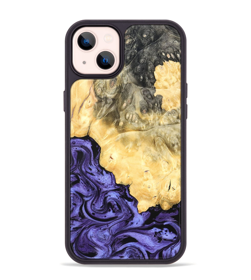 iPhone 14 Plus Wood Phone Case - Kandace (Purple, 824094)