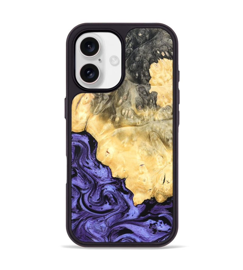 iPhone 17 Wood Phone Case - Kandace (Purple, 824094)