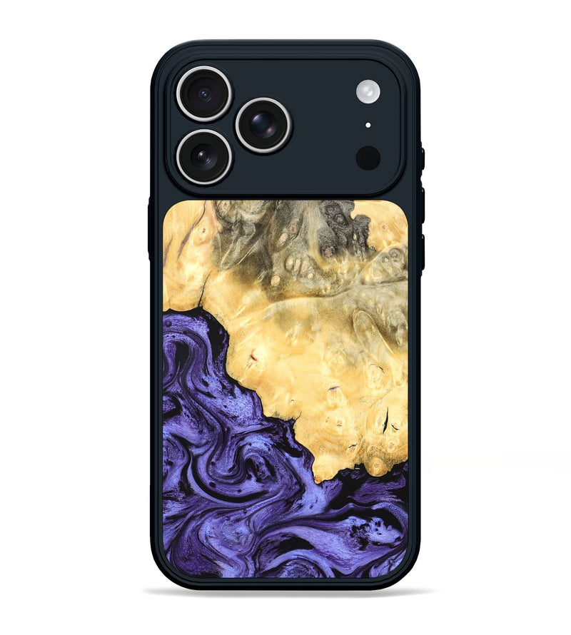 iPhone 17 Pro Max Wood Phone Case - Kandace (Purple, 824094)