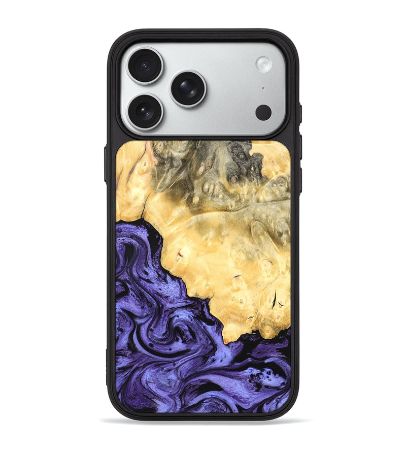 iPhone 18 Pro Max Wood Phone Case - Kandace (Purple, 824094)