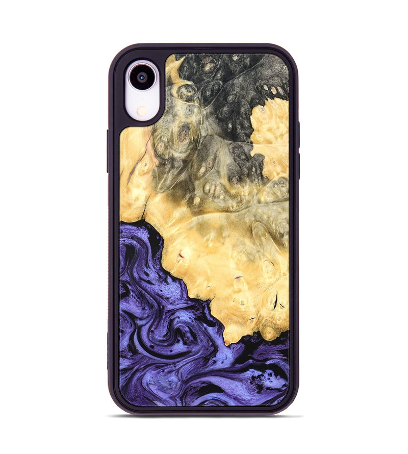 iPhone Xr Wood Phone Case - Kandace (Purple, 824094)