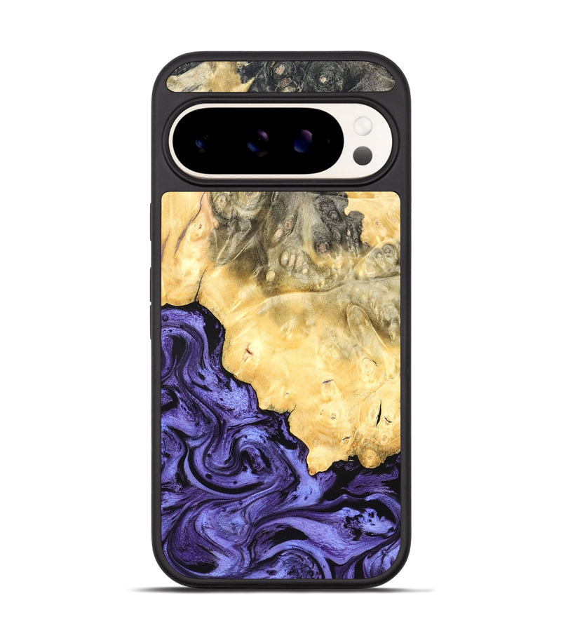 Pixel 9 Wood Phone Case - Kandace (Purple, 824094)